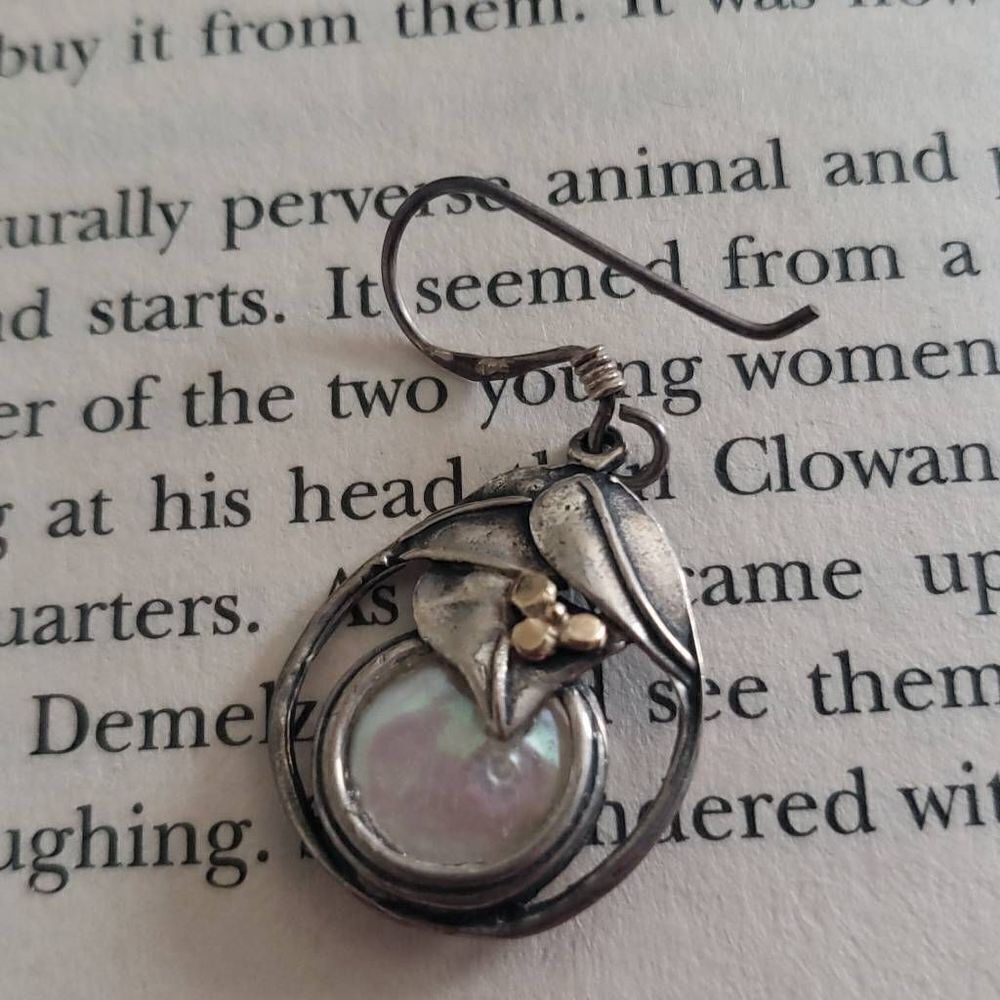 Silverleaves With Pearlearrings - image 4